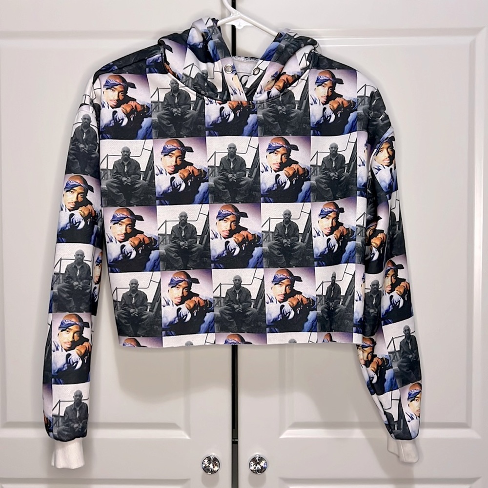 Bravado | 2Pac Cropped Fleece Hoodie